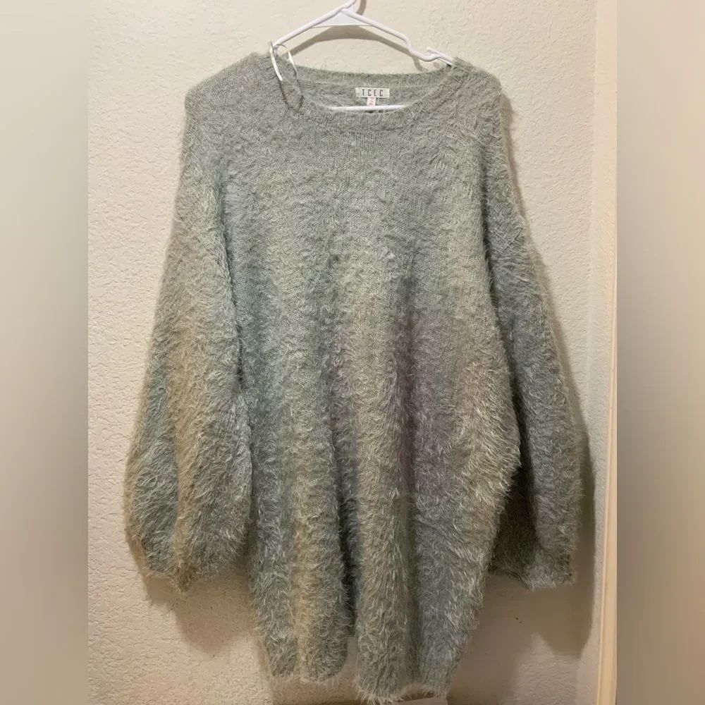 TCEC Grey oversized sweater dress M/L